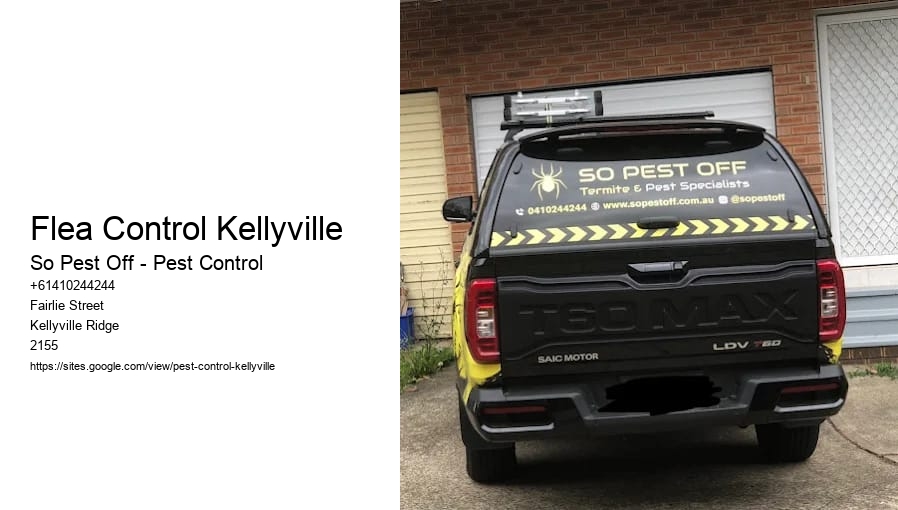 Flea Control Kellyville